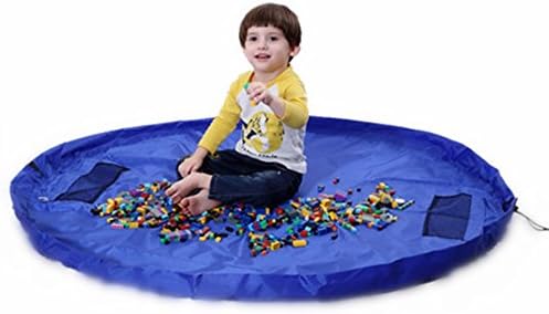 Kids Storage Bag ,Okroo Multifunction Playmat/Storage For Toys Easy Clean For Parents Durable Organizer Opens To 60inch Great Present