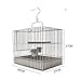 Xinxinchaoshi Stainless Steel Bird Cage Bird with a Bath Cage Out of The Travel Cage Easy to Clean (Square) (Size : 27cm high)thumb 1