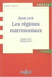 Droit civil, les régimes matrimoniaux