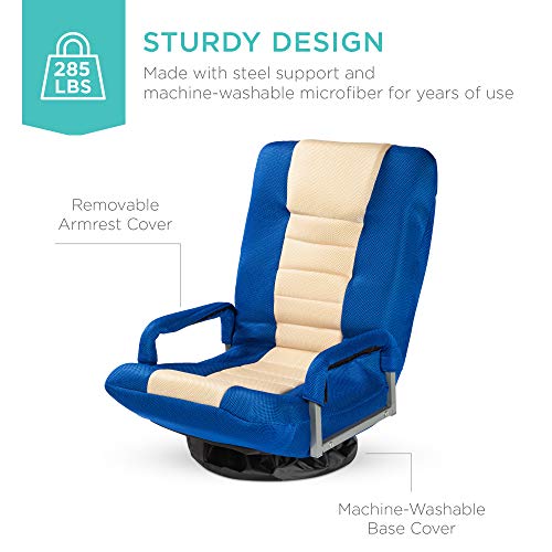 Best Choice Products Swivel Gaming Chair 360 Degree Multipurpose Floor