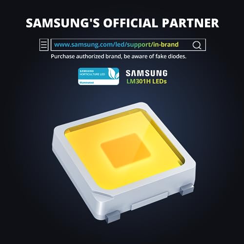 VIPARSPECTRA 2024 KS5000 LED Grow Light 500W with Samsung LM301H Osram