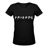 Mom’s care Womens Cute Graphic V-Neck T Shirt Junior Tops Teen Girls Graphic Tees (V Black, M)