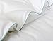 Basic Beyond Lightweight Down Comforter Twin Size,All Season White Twin Down Feather Comforter with Corner Tabs,64
