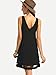 ROMWE Women's Summer Casual Sleeveless Tassel Dress Tunic Swing Dress