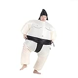Anself Funny Sumo Inflatable Costume Halloween Party Cosplay Fat Inflatable Wrestler Suit, Adult/Child