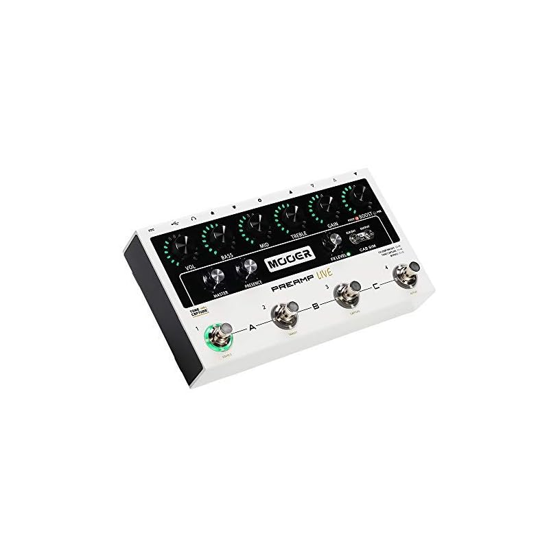 MOOER PreAMP Live with 12 Preamp Channels, Pre/Post Booster, Noise Gate