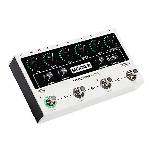 MOOER PreAMP Live with 12 Preamp Channels, Pre/Post Booster, Noise Gate