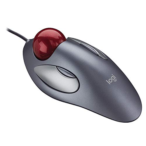Logitech Trackman Marble Trackball Mouse Wired USB Ergonomic Mouse