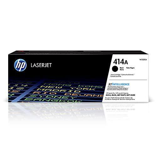 HP 414A Black Toner Cartridge | Works with HP Color