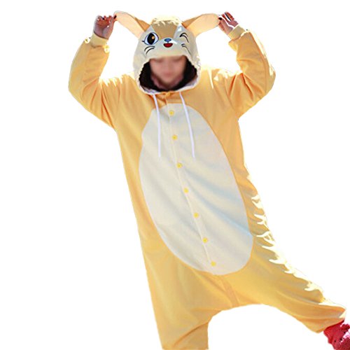 WOTOGOLD Animal Cosplay Costume Unisex Adult Fennec Fox Pajamas