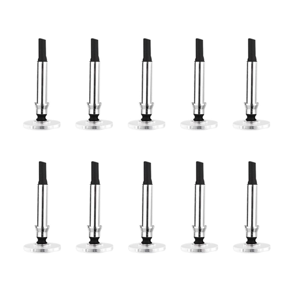 Yuikome 10PCS Universal Stylus Pen Transparent Disc Capacitive Screen Touch Pen Replacement Tip Drawing Writing Nib Pencil