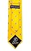 Scott Allan Colection Men's Yellow Tie | Fluer De Lis Necktie Cannary Yellow | Jacquared Woven Neckties | Canary Yellow Neck Tie