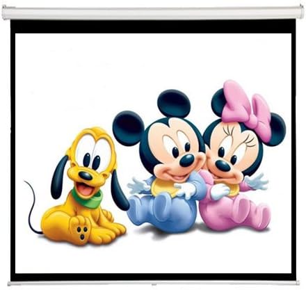 Maxstar 136-inch Diagonal 1:1 Manual Pull Down Projection Screen 96"x96" with Auto Lock