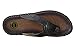 Norocos Men's Classical Comfortable Flip Flops Rubber Slippers Casual Leather Sandals