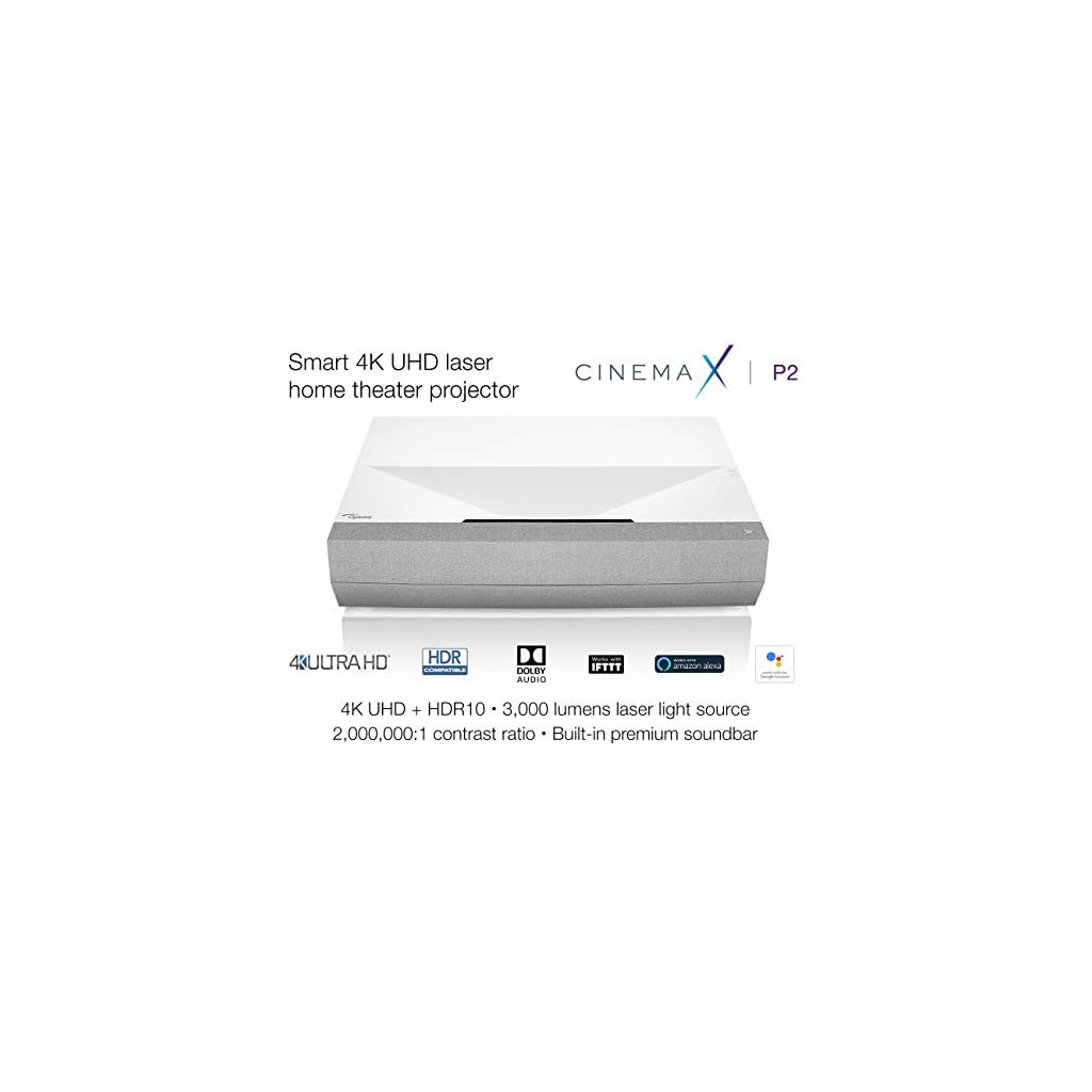 Optoma CinemaX P2 Smart 4K UHD Projector