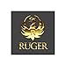 Sturm Ruger & Co Smoked Bullet Eagle Logo Firearms T-Shirt + Coolie (L) Gray