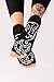 Yoga Socks Toeless Pilates Barre Grip Non Slip 2 black + 2 grey (4 pairs)