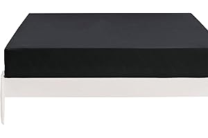 icyfall Deep Pocket Single Fitted Sheet-Soft Bottom Sheet，Fits Mattress Perfectly，Breathable Microfiber, Extra Soft and Comfortable，Wrinkle,Fade Resistant and Abrasion Resistant. (Black, Queen)