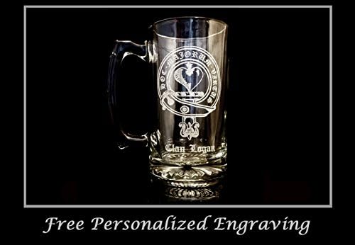 Clan Logan Scottish Crest 27oz Stein