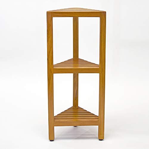 Asta Zini 3Tier Free Standing Corner Shelf, Bathroom Corner Stand