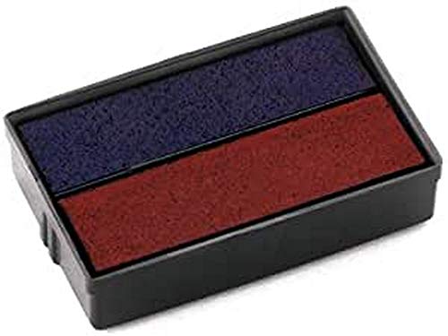 Cuscinetti di ricambio per datario con testo S160/L Colop - blu/rosso - e10.bic.bls (conf.2)