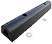 YM D6466 Rubber Extruded Dock Bumper, 12" Length, 2" Width, 1-3/4" Depth