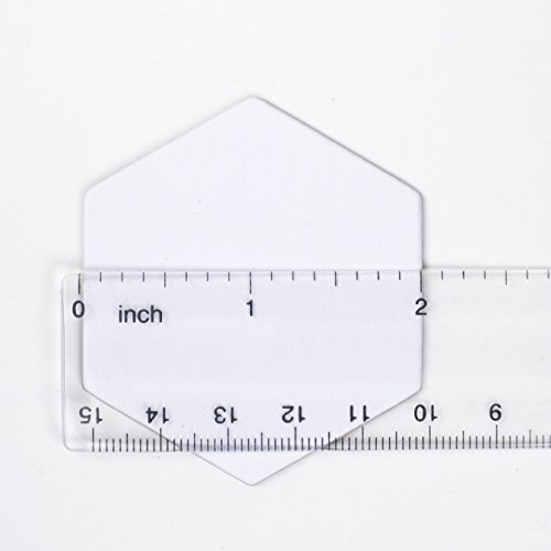 Value Pack of 15 - Blank 2" Hexagon Board Game Chits Tiles Counters Markers DIY D&D