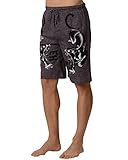 Ed Hardy Men's Panther Lounge Shorts - Black Rock Desert - Large