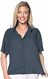 LA LEELA Tank Casual Aloha Boho Holiday Hawaiian Shirt Women Beach Top Blouses Loose Fit