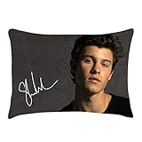 heizifang Shawn Mendes Home Decorative Pillow Case Pillow Cover 20x30 Inch Two Sides Print (02)