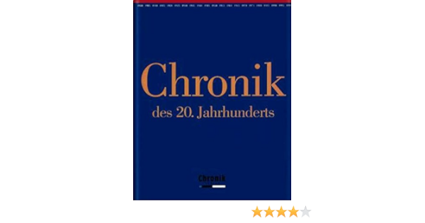 Chronik Des 20. Jahrhunderts.: 9783577143042: Amazon.com: Books