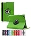 ShopNY Case - Apple iPad Air Case - 360 Degree Rotating Stand Case Cover with Auto Sleep/Wake Feature for iPad Air/iPad 5 (5th Generation) (Green)