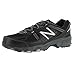New Balance Men's 410 V4 Trail Running Shoe, Black/Silver, 10.5 4E US