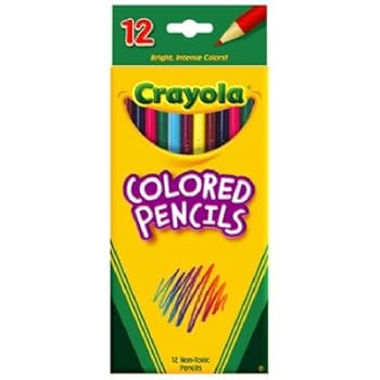 Crayola Colored Pencils #68-4012 non-toxic Bright Bold Colors-2 Packs(12 Pencils
