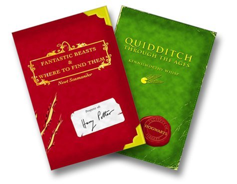 By J. K. Rowling Harry Potter Schoolbooks: Quidditch Through the Ages and Fantastic Beasts and Where to Find Them (Paperback) 0000-00-00