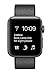 Apple Watch Series 2 38mm Smartwatch (Space Gray model sport model with a black silicon band)