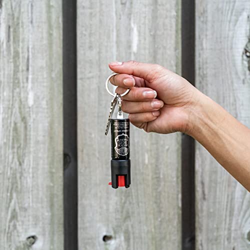 POLICE MAGNUM Mini Pepper Spray Keychain Bulk Pack Max Heat Strength 1/2oz Twist Lock Keyrings