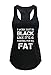 Tough Cookie's Women's Workout in Black Funeral for Fat Burnout Tank Top (Large - LF, Black)