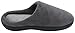 HomeTop Soft Winter Warm Memory Foam Coral Fleece House Slippers for Men ¨C Assorted Styles & Color (11-12 D(M) US, Gray)