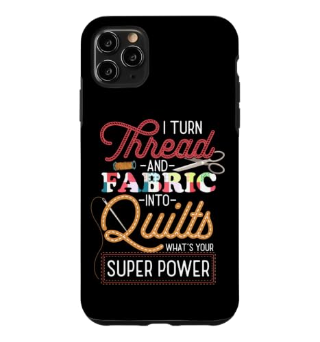 Quilting Saying Seamstress Quote Quilter Sewing Themed Case for iPhone 11 Pro M…