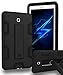 Galaxy Tab A 8.0 Case,KAKA[Kickstand Feature] Three Layer Hybrid Heavy Duty Full-Body Shockproof Anti-Slip Protective Case for Samsung Galaxy Tab A 8.0 inch Tablet(SM-T350/SM-P350),Black