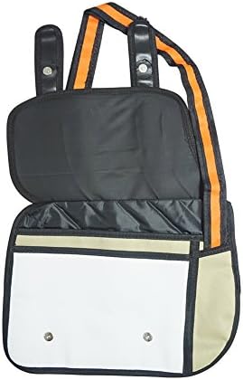 Newtripod 3D Style 2D Drawing Cartoon Paper Bag Comic 3D Messenger Bag for Women and Girls Teens Satchel Handbags with Shoulder Wide Strap School Crossbody Bags for College,Orange