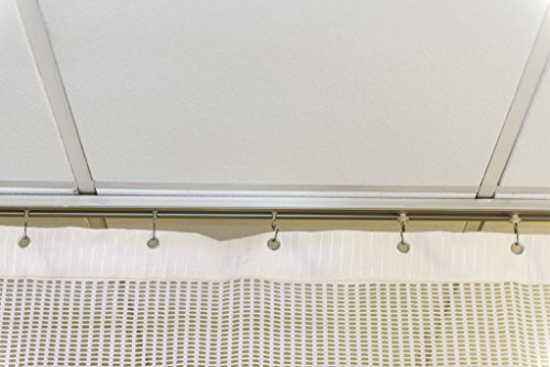 Box of 8 Cubicle Curtain's - Hospital Bed Divider Cubicle Medical Privacy curtain's-with mash & grommet's, Inherently Flame Retardant, Machine Washable, Anti Bacterium
