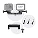 Mount Adapter Accessories with Tripod Mount Adapter Thumbscrews and Phone Clip for GoPro Hero 12 11 10 9 8 7 6 5 4 3 3+ 2 1 Session Black Silver Double Mounting Accessory Kit for Action Cameras