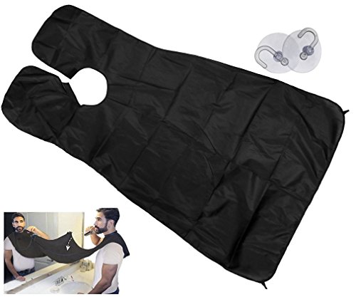 Beard catcher apron beard cape for shaving,beard styling and shaping template comb tool - Image 3
