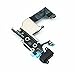 MMOBIEL Dock Connector for iPhone 5 (Black) USB Charging Port Flex Mic Audiojack Antenna Loudspeaker Connector installed incl 2x screwdriver