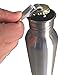 2x Stainless Steel Beer Bottle Holder Insulator With Opener and Carrying Case