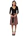 PattyBoutik Women's 2-in-1 Elbow Sleeve Textured Dress