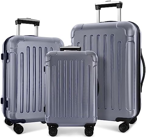 Amazon.com | IZOD Liam 3 Piece Expandable Softside Luggage Set