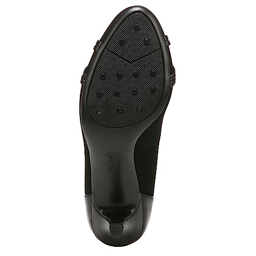 LifeStride Women's Pascal Dress Pump, Black, 7 W US